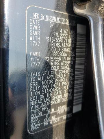 2011 Nissan Juke S VIN: JN8AF5MV2BT022318 Lot: 59350104