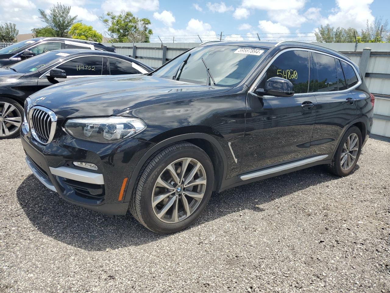 5UXTR7C5XKLF26206 2019 BMW X3 Sdrive30I