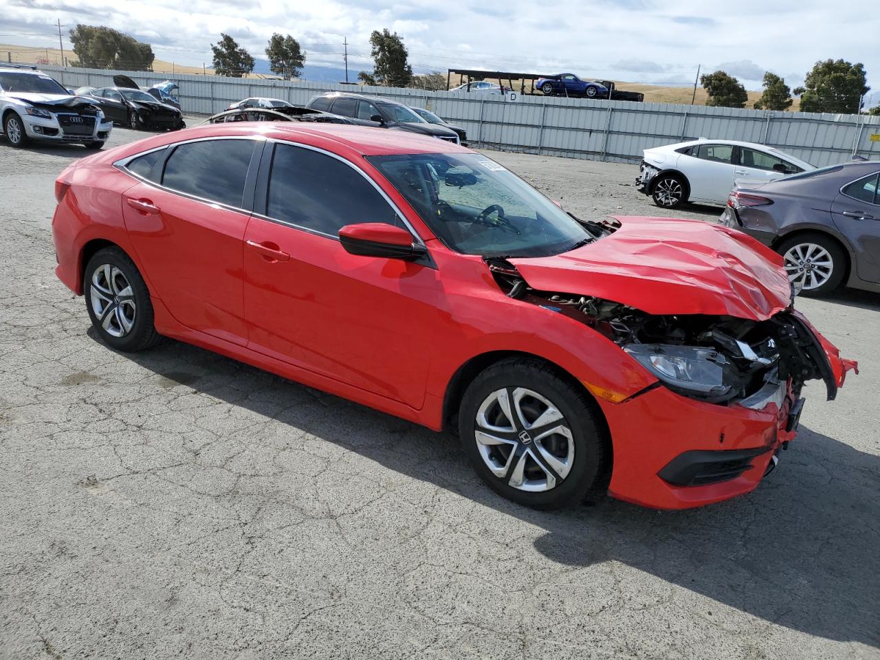 2HGFC2F5XHH516892 2017 Honda Civic Lx