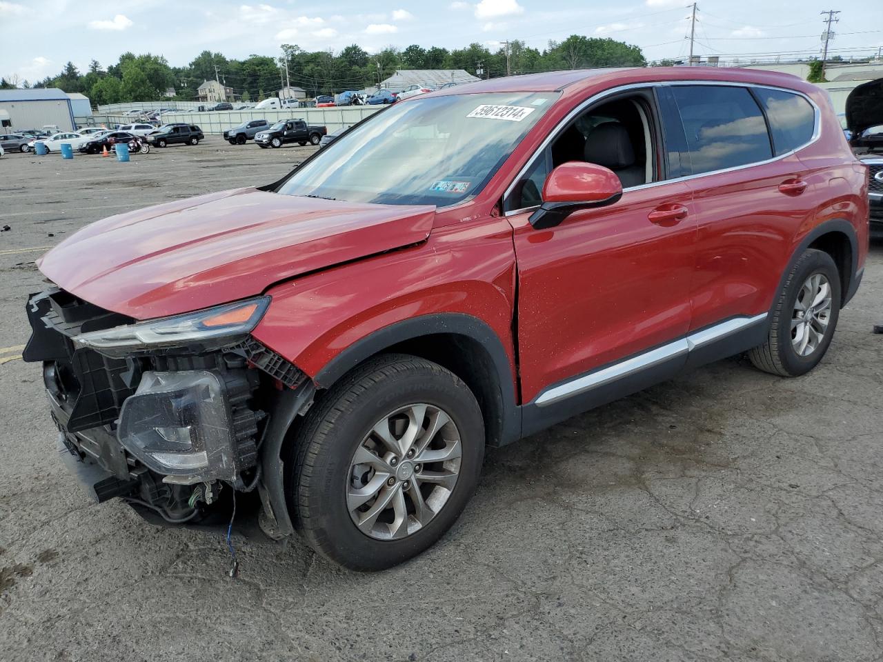 2019 Hyundai Santa Fe Sel vin: 5NMS3CAD2KH049478