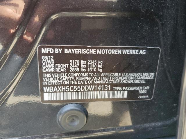 VIN WBAXH5C55DDW14131 2013 BMW 5 Series, 528 XI no.12