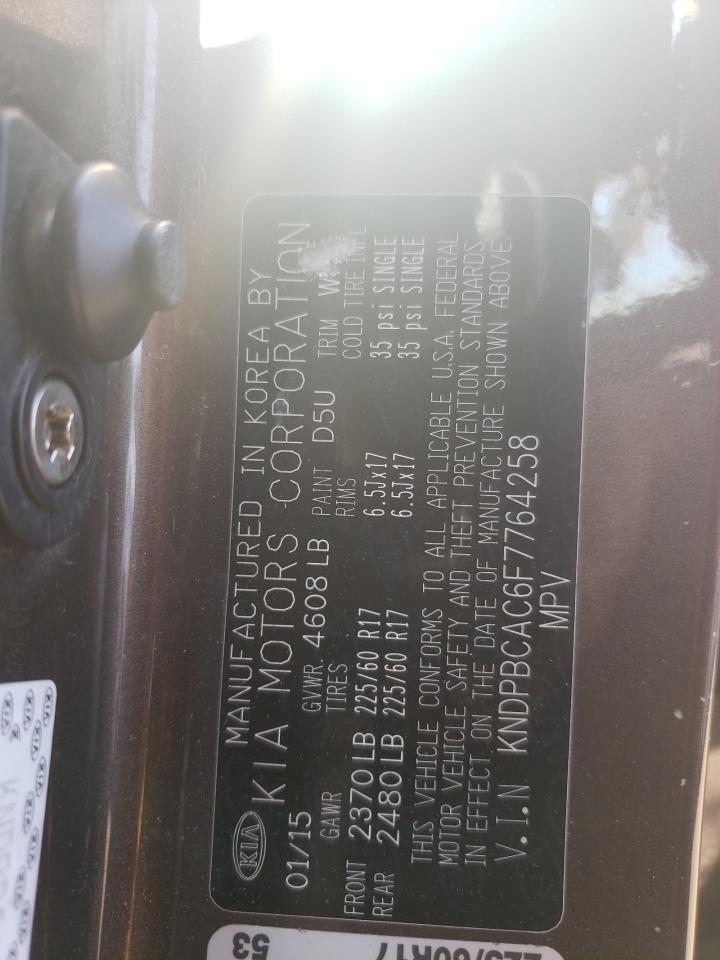 KNDPBCAC6F7764258 2015 Kia Sportage Lx