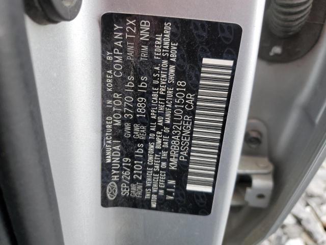 KMHRB8A32LU015018 2020 Hyundai Venue Se