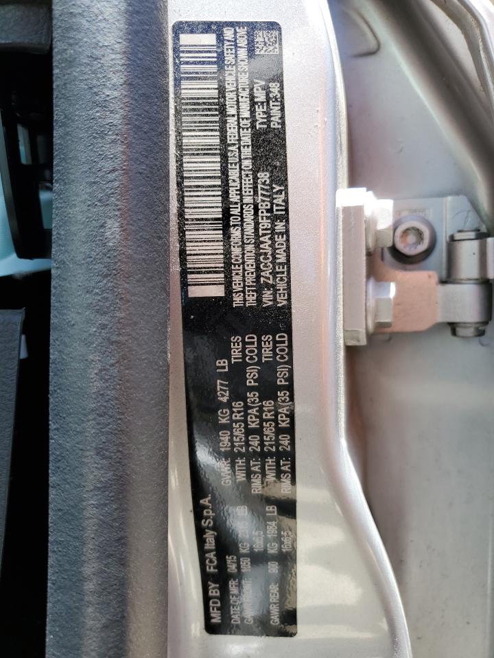 ZACCJAAT9FPB77738 2015 Jeep Renegade Sport