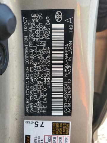 2007 Toyota Prius VIN: JTDKB20U177628359 Lot: 58750864