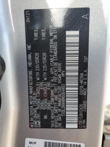 2021 Toyota Highlander Xse VIN: 5TDLZRAH6MS064803 Lot: 59764434