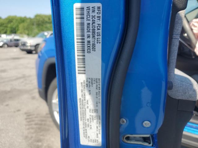 2022 Jeep Compass Latitude VIN: 3C4NJDBB5NT116507 Lot: 59396204