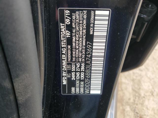 2020 Mercedes-Benz E Amg 53 4Matic VIN: WDDZF6BB3LA743697 Lot: 59120014