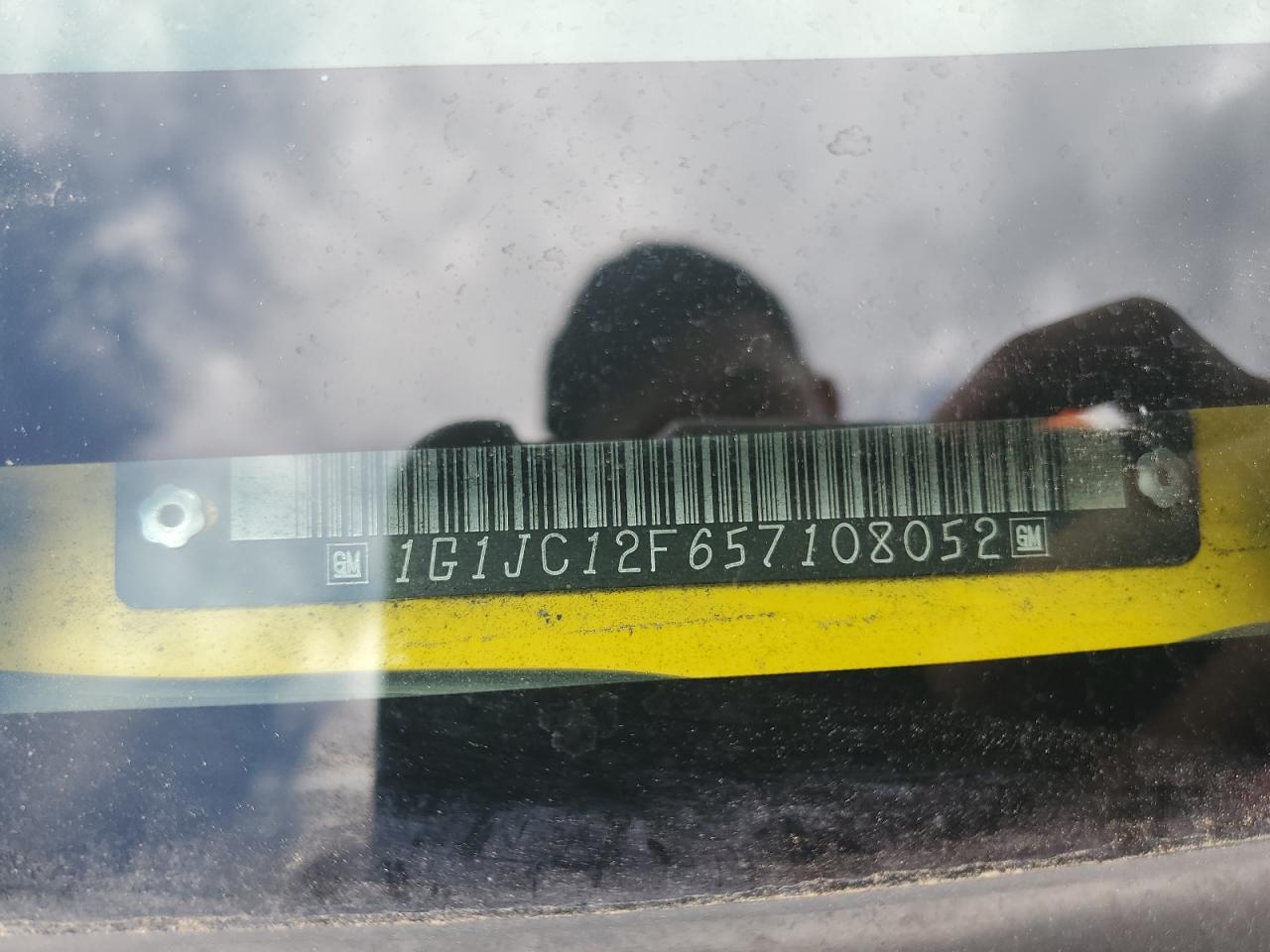 1G1JC12F657108052 2005 Chevrolet Cavalier