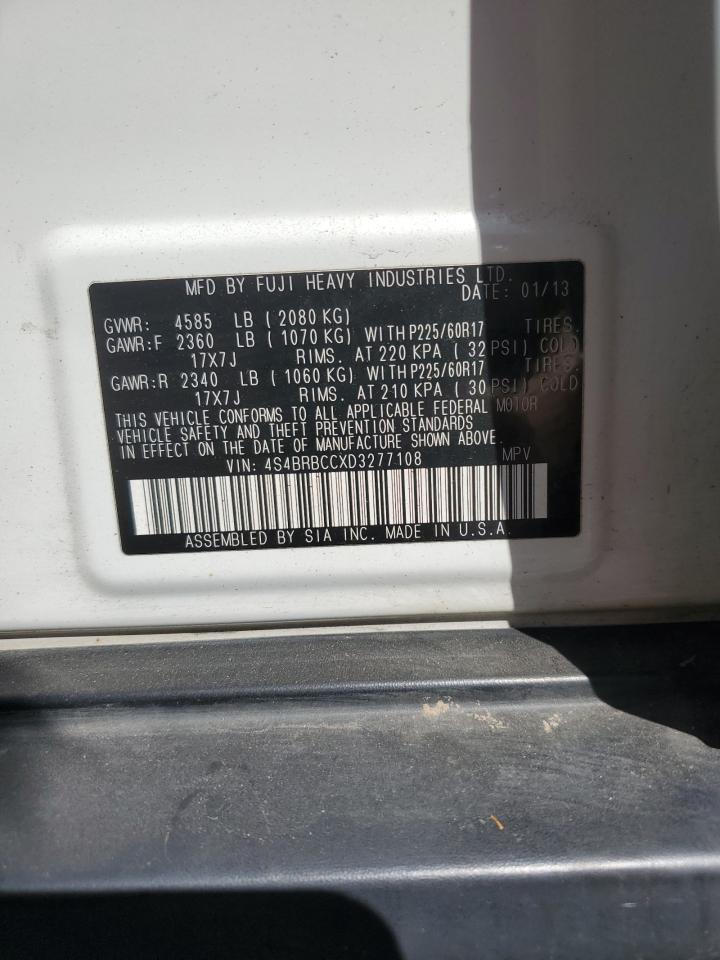 4S4BRBCCXD3277108 2013 Subaru Outback 2.5I Premium