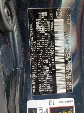 2017 Toyota Avalon Xle VIN: 4T1BK1EB9HU244751 Lot: 59351854