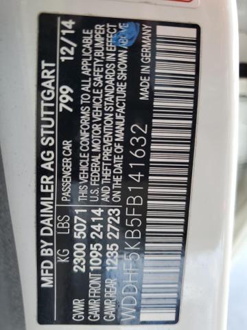 2015 Mercedes-Benz E 350 VIN: WDDHF5KB5FB141632 Lot: 58928784