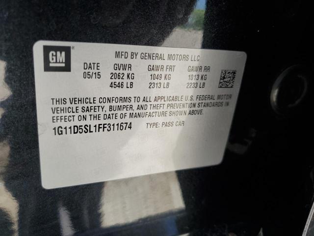 2015 Chevrolet Malibu 2Lt VIN: 1G11D5SL1FF311674 Lot: 58524404