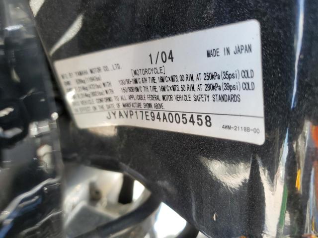 2004 YAMAHA XV1700 A JYAVP17E94A005458