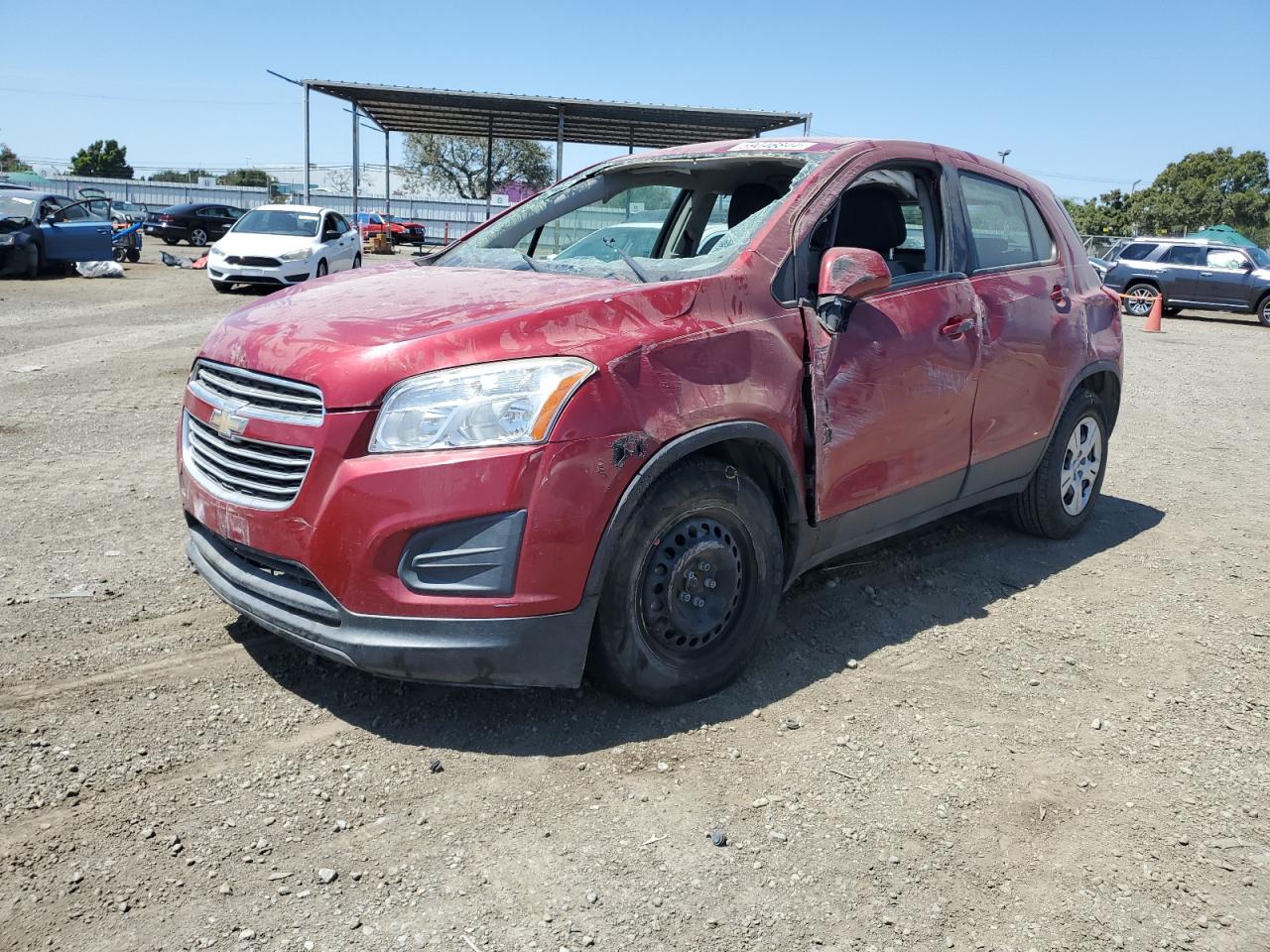 2015 Chevrolet Trax Ls vin: KL7CJKSBXFB258122