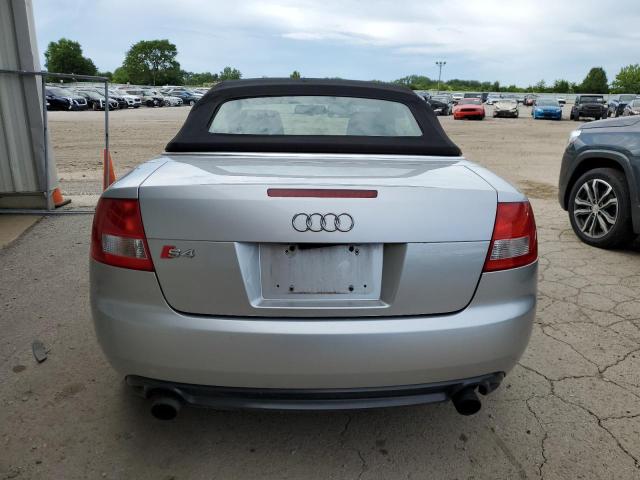 2006 Audi S4 Quattro Cabriolet VIN: WUARL48H06K900574 Lot: 58568194