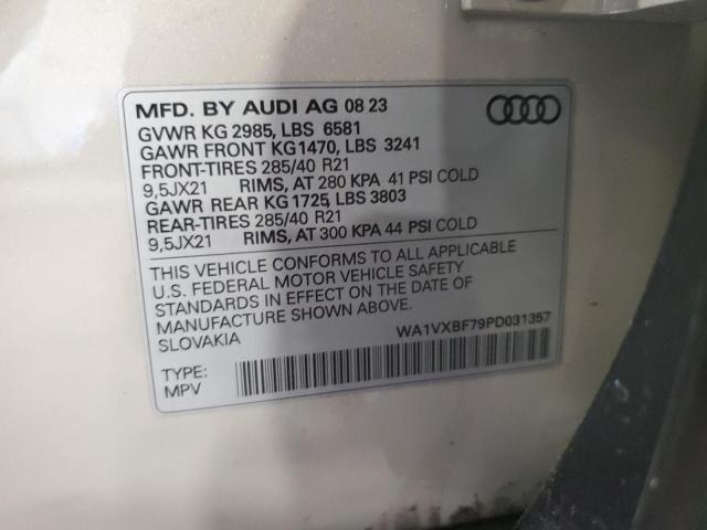 2023 Audi Q7 Prestige VIN: WA1VXBF79PD031357 Lot: 55077604