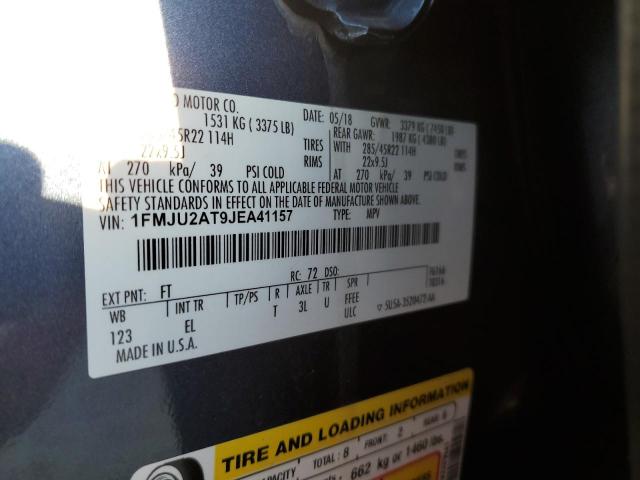 2018 Ford Expedition Limited VIN: 1FMJU2AT9JEA41157 Lot: 59553114