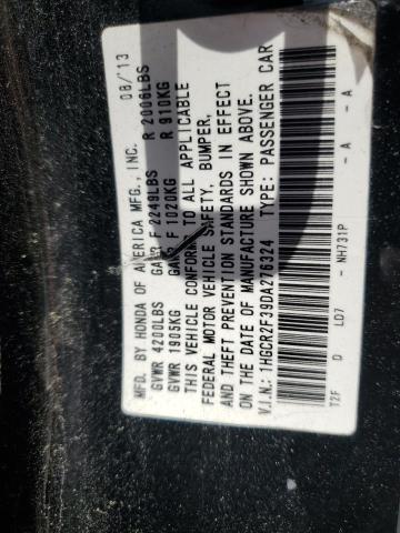 2013 HONDA ACCORD LX 1HGCR2F39DA276324  60462674