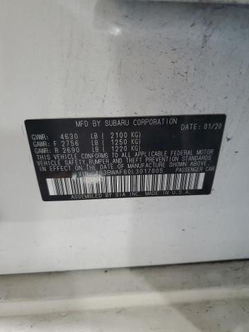 2020 SUBARU LEGACY SPO 4S3BWAF60L3017005