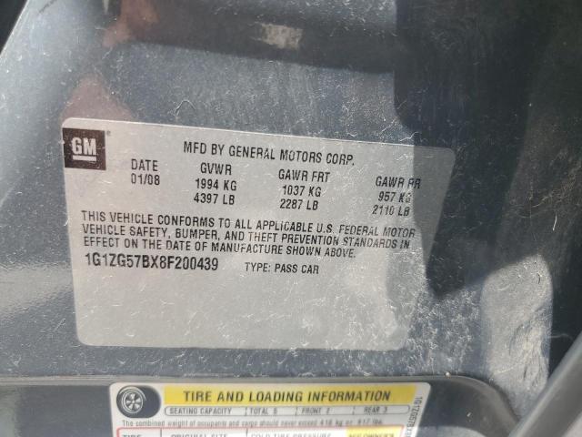 2008 Chevrolet Malibu Ls VIN: 1G1ZG57BX8F200439 Lot: 59932554