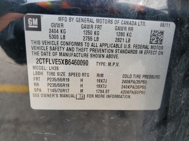 2011 GMC Terrain Slt VIN: 2CTFLVE5XB6460090 Lot: 57551794