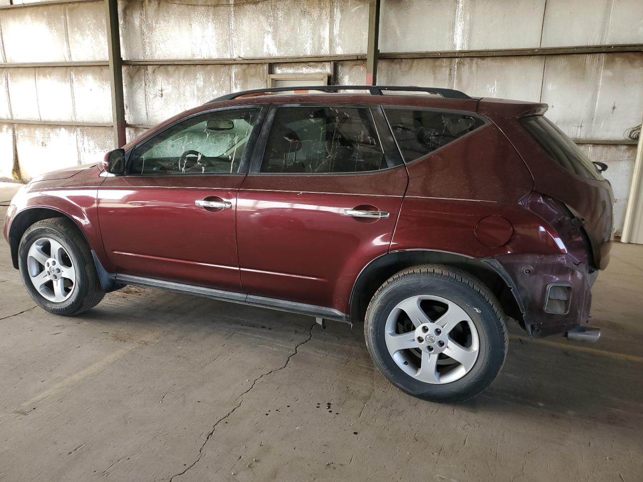 JN8AZ08T35W326263 2005 Nissan Murano Sl