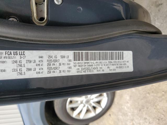 2018 Dodge Journey Sxt VIN: 3C4PDDBG2JT145470 Lot: 60118424