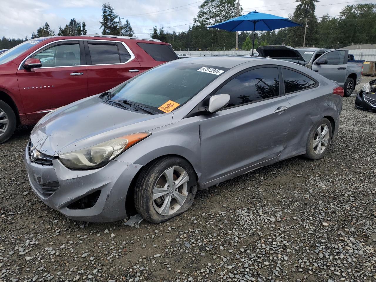 KMHDH6AE9DU003092 2013 Hyundai Elantra Coupe Gs