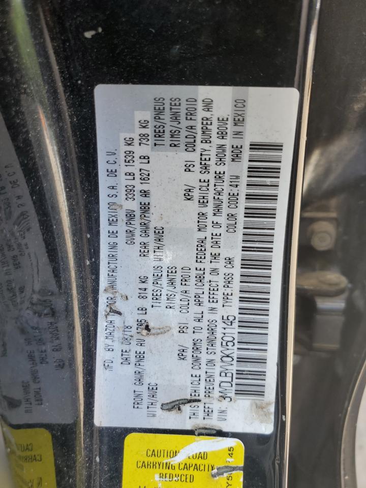 3MYDLBYV0KY501145 2019 Toyota Yaris L