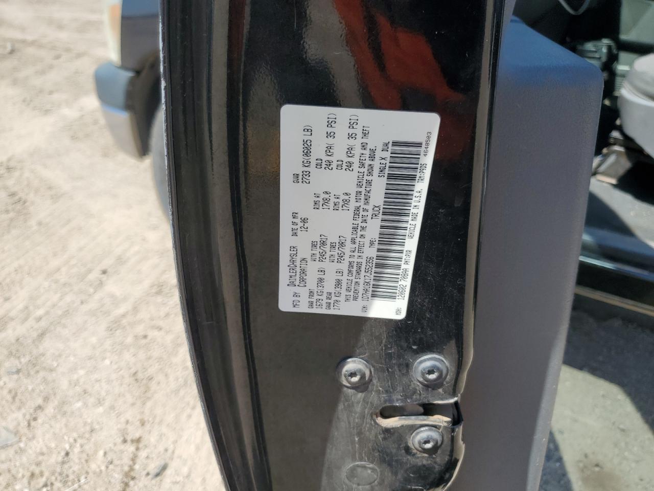 1D7HA16K17J552356 2007 Dodge Ram 1500 St