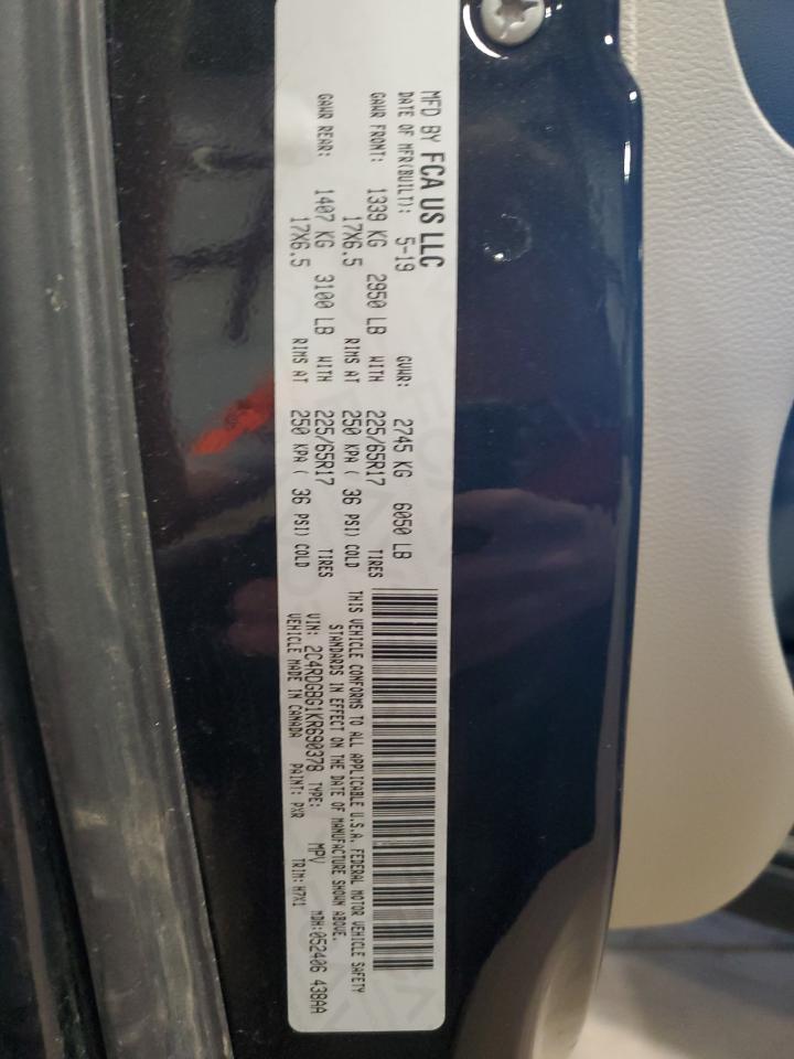 2C4RDGBG1KR690378 2019 Dodge Grand Caravan Se