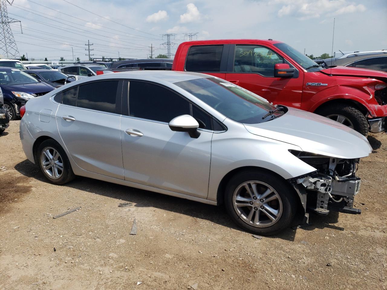 Lot #2654886248 2018 CHEVROLET CRUZE LT