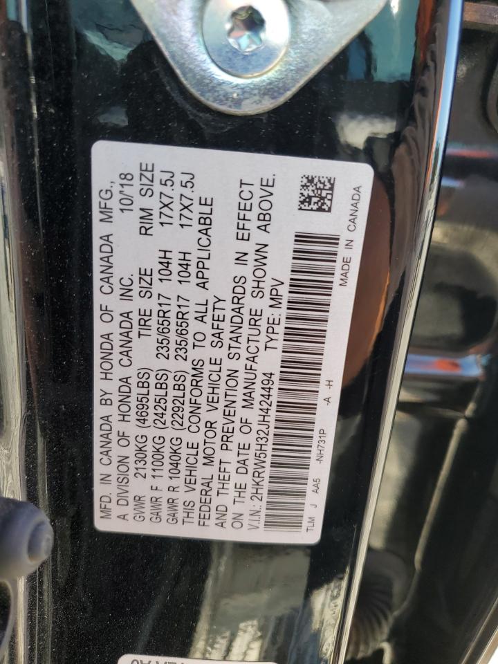 2HKRW5H32JH424494 2018 Honda Cr-V Lx