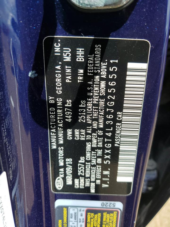 5XXGT4L36JG256551 2018 Kia Optima Lx