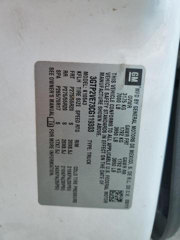 2012 GMC Sierra K1500 Sle VIN: 3GTP2VE73CG119303 Lot: 59056434