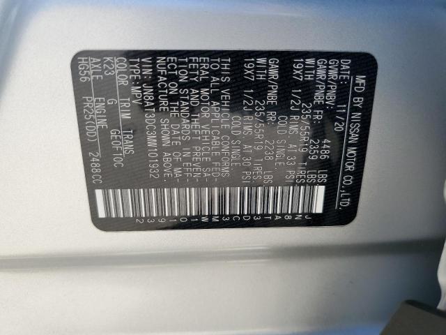 2021 NISSAN ROGUE PLAT - JN8AT3DC3MW101932