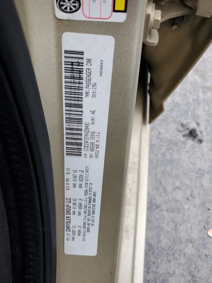 1C3CC4FB7AN220491 2010 Chrysler Sebring Touring