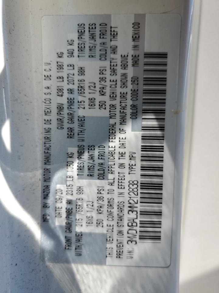 3MVDMBAL3MM212838 2021 Mazda Cx-30