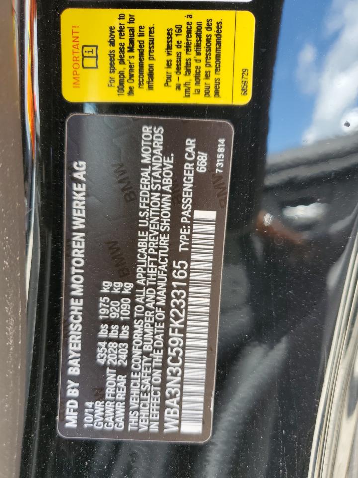 WBA3N3C59FK233165 2015 BMW 428 I