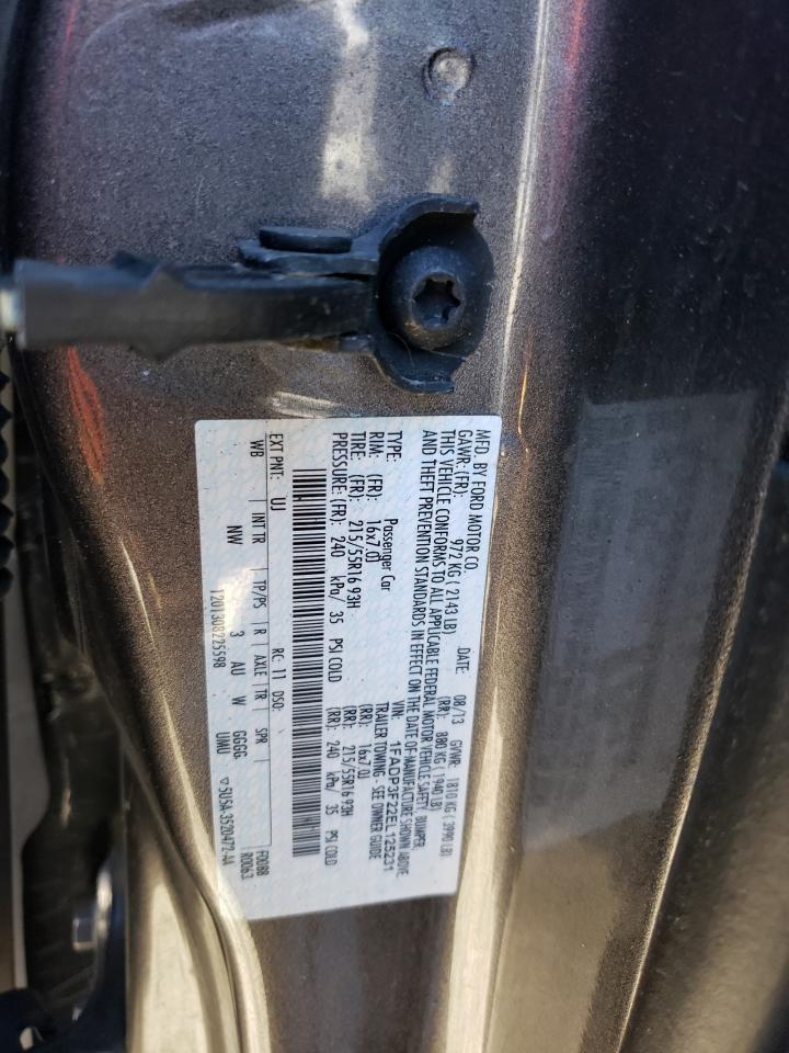 1FADP3F22EL125231 2014 Ford Focus Se