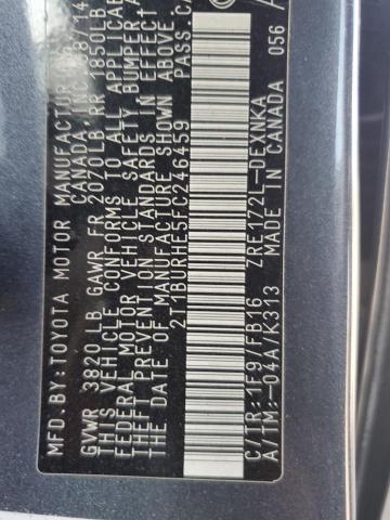 2015 TOYOTA COROLLA L - 2T1BURHE5FC246459
