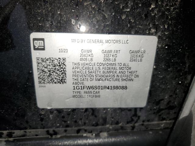 2023 Chevrolet Bolt Ev 1Lt VIN: 1G1FW6S01P4198088 Lot: 59840014