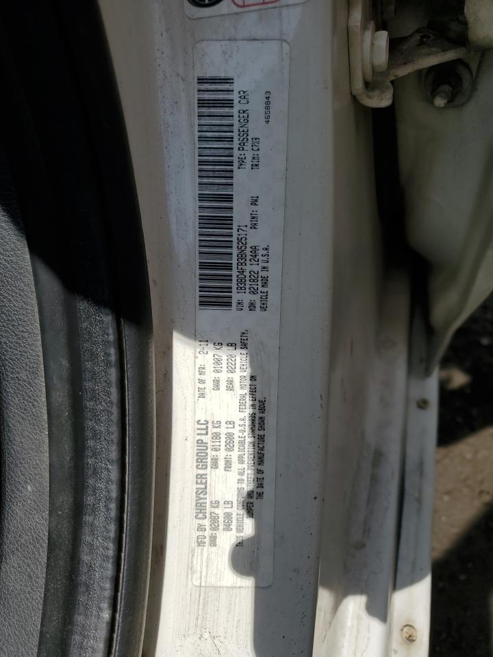 1B3BD4FB3BN525171 2011 Dodge Avenger Express