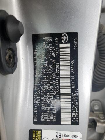 2006 Toyota Avalon Xl VIN: 4T1BK36B36U127268 Lot: 57837394