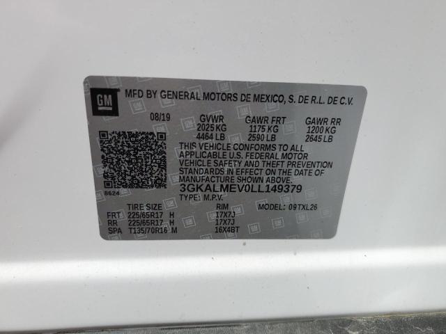 2020 GMC Terrain Sle VIN: 3GKALMEV0LL149379 Lot: 58176744