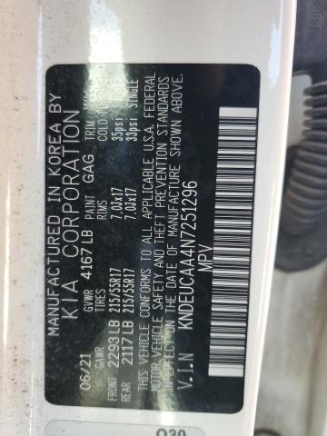 2022 Kia Seltos S VIN: KNDEUCAA4N7251296 Lot: 57784454