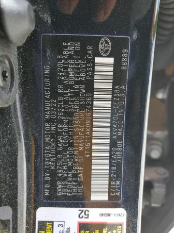 VIN 4T1G11AK0NU674369 2022 Toyota Camry, SE no.12