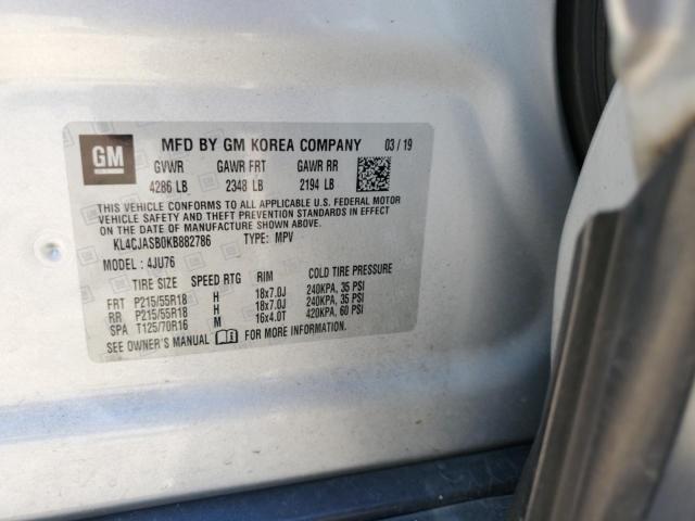 2019 Buick Encore Preferred VIN: KL4CJASB0KB882786 Lot: 58859194