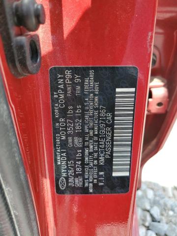 2016 Hyundai Accent Se VIN: KMHCT4AE1GU971867 Lot: 57448654